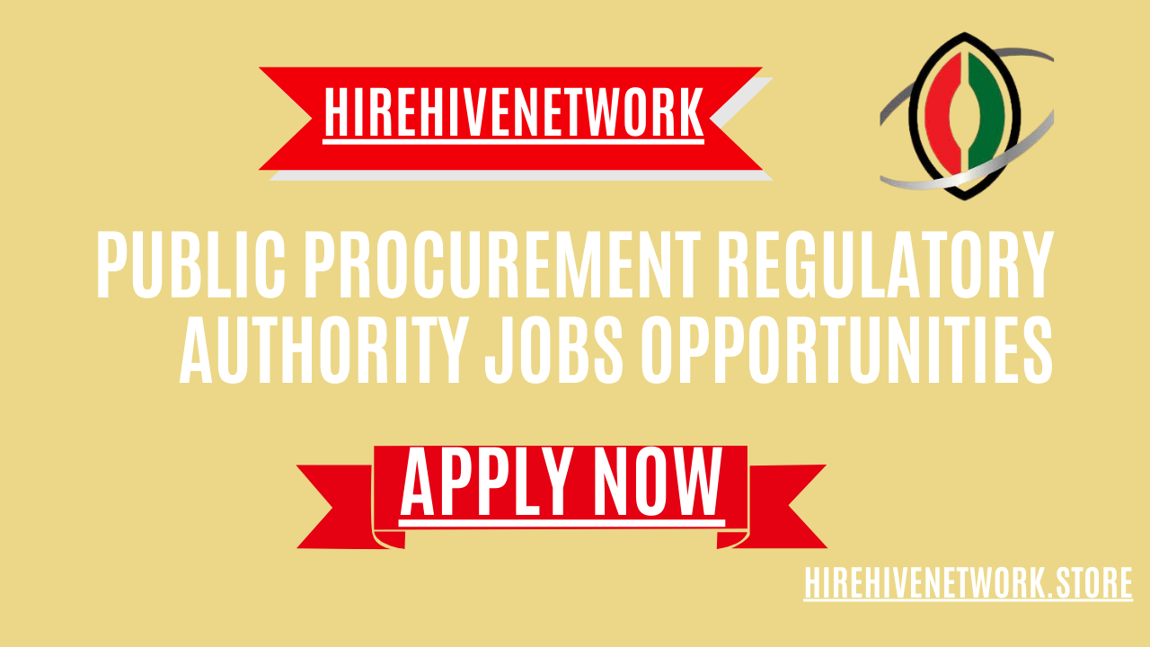 Public Procurement Regulatory Authority Jobs Opportunities